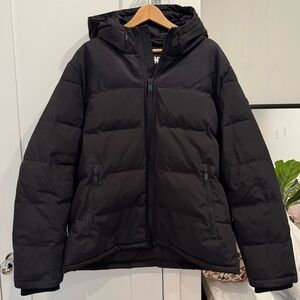 Black DKNY Men’s Puffer Jacket